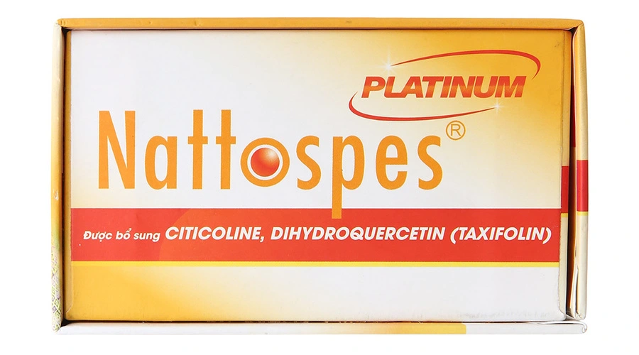 Nattospes Platinum giúp giảm nguy cơ tai biến mạch máu não hộp 30 viên
