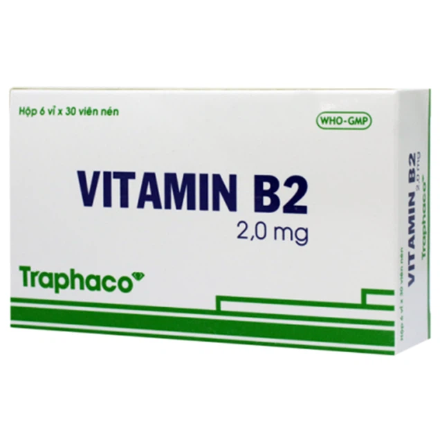 Vitamin B2 2mg-Traphaco phòng và điều trị khi thiếu Vitamin B2