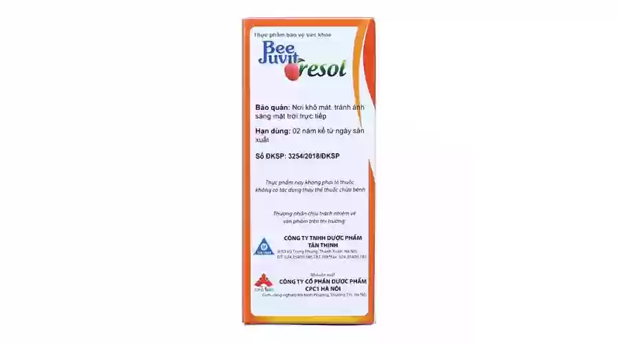 Dung dịch Beejuvit Oresol ống giúp bổ sung nước, chất điện giải 