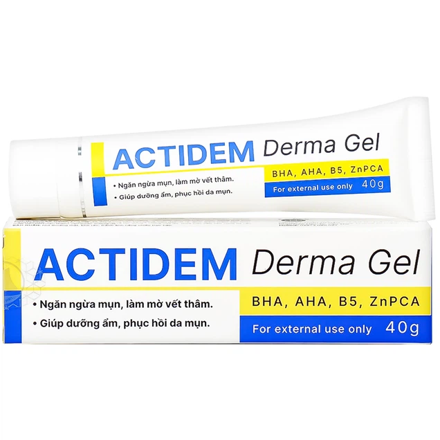 Gel Actidem Derma giúp ngăn ngừa mụn, làm mờ vết thâm (40g)