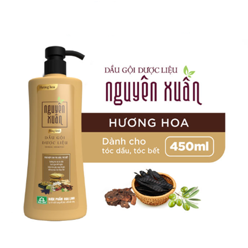 Dầu Gội Nguyên Xuân 450ml  Cho tóc sạch gàu, bồng bềnh