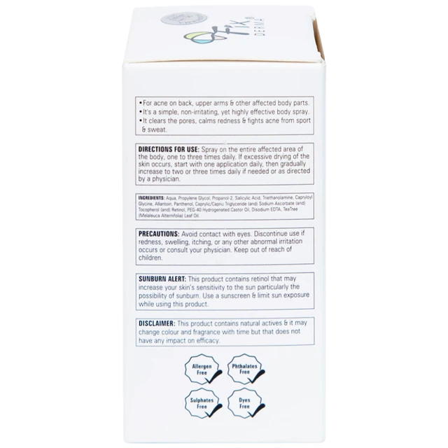 Xịt ngừa mụn Fixderma Salyzap 50ml