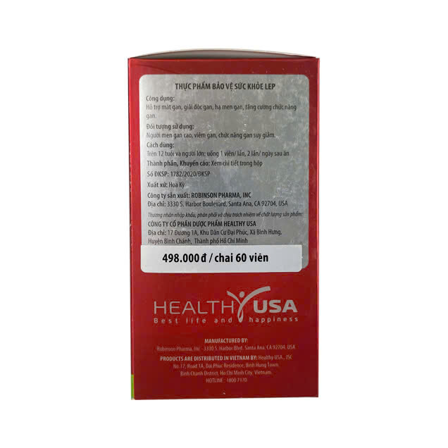 Viên uống giải độc gan LEP Healthy Liver Support