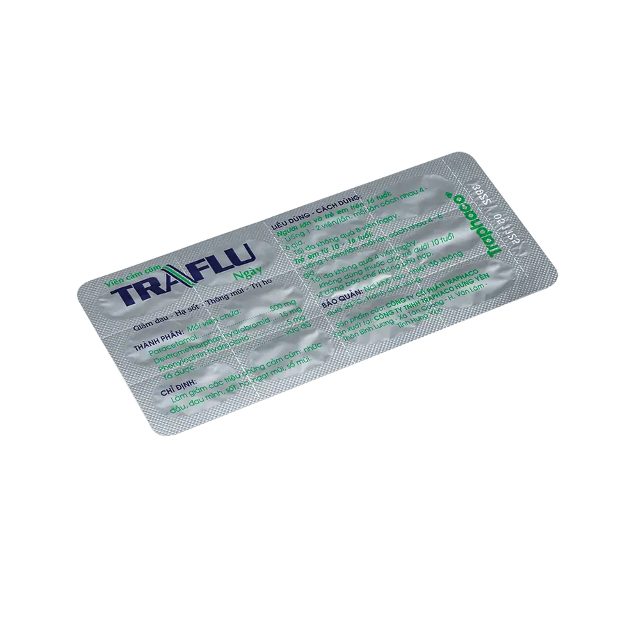 Viên cảm cúm Traflu Ngày-Traphaco