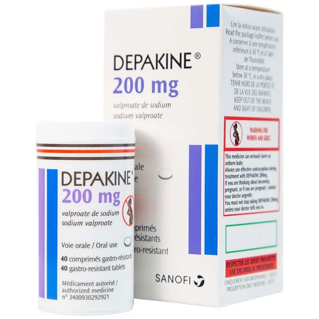 Depakine 200mg- điều trị động kinh, rối loạn lưỡng cực