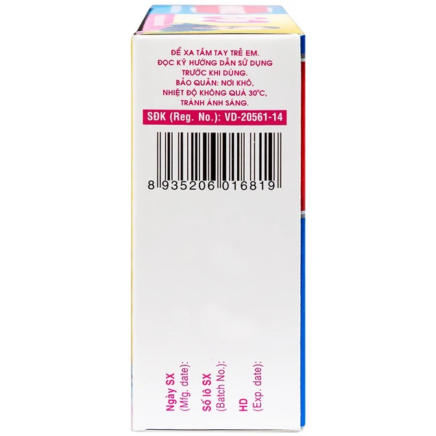 Bột Hapacol 80 DHG giảm đau, hạ sốt