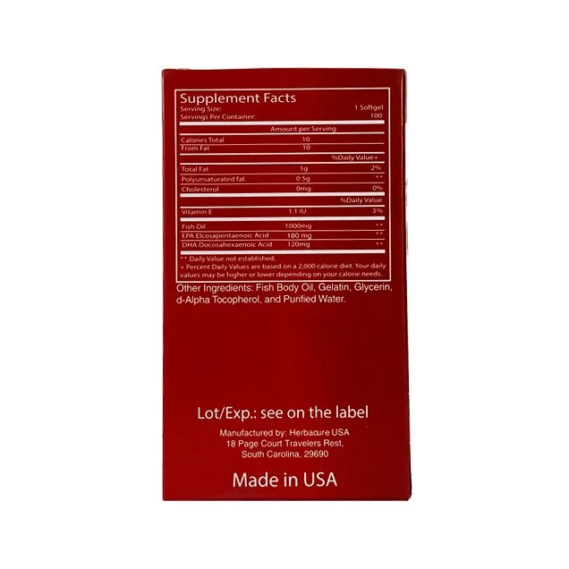 Medica Omega 3-DHA+EPA-Mỹ-Lọ 100viên