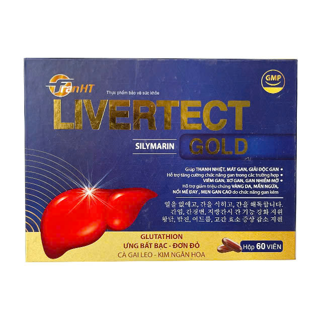 LIVETECT GOLD  bảo vệ sức khỏe giúp thanh nhiệt, mát gan, hỗ trợ tăng cường chức năng gan