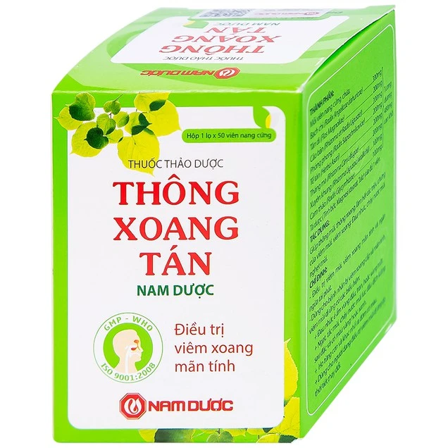 Thuốc Thông Xoang Tán Nam Dược điều trị viêm xoang mãn tính