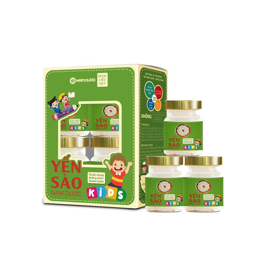 YẾN SÀO NAM DƯỢC KIDS (HỘP 4 LỌ)