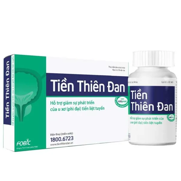 Viên uống FOBIC Tiền Thiên Đan hỗ trợ tiết niệu (hộp 2 vỉ x 10 viên)