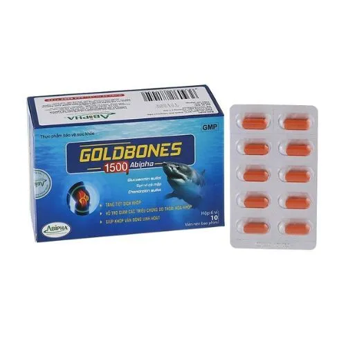 Goldbones 1500 Abipha, hỗ trợ tăng tiết dịch khớp, bôi trơn ổ khớp