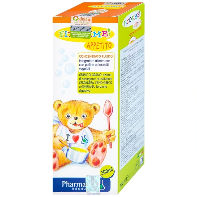 Siro ăn ngon Fitobimbi Appetito bimbi-Italia