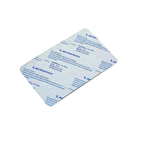 Viên uống Lactomin Novarex bổ sung vi khuẩn có ích, giúp tái lập cân bằng hệ vi sinh đường ruột 