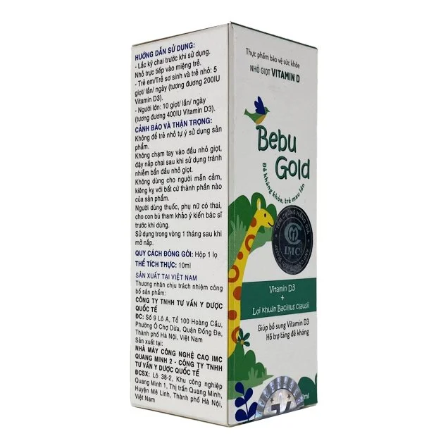Bebu Gold-Vitamin D3+Bacillus-Á Âu