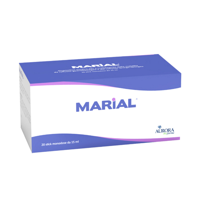 Marial Gel chống trào ngược dạ dày thực quản, bảo vệ, tái tạo và phục hồi niêm mạc họng (20 gói x 15ml)