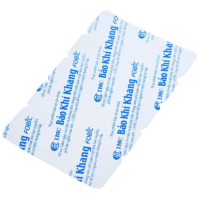 Viên uống Bảo Khí Khang IMC hỗ trợ giảm ho, khạc đờm, khó thở, giảm tái phát hen suyễn