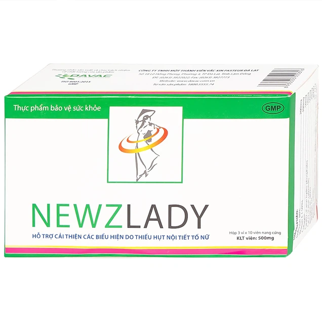 Viên uống Newzlady Davac hỗ trợ tăng cường nội tiết tố nữ (3 vỉ x 10 viên)