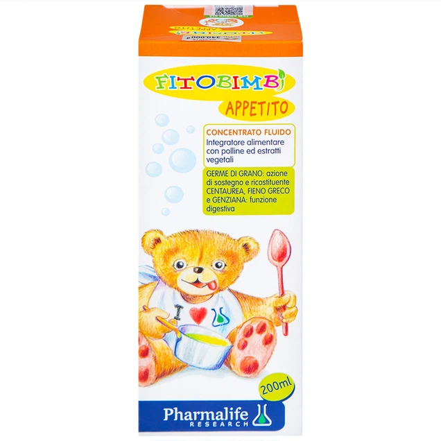 Siro ăn ngon Fitobimbi Appetito bimbi-Italia