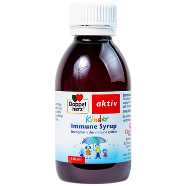 Siro Kinder Immune Doppelherz Aktiv cung cấp các vitamin và khoáng chất (150ml)