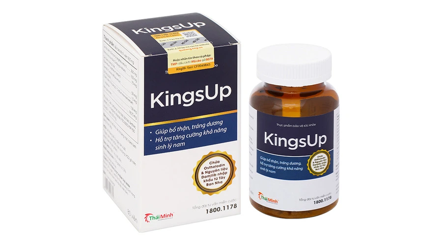 Kings Up giúp bổ thận, tráng dương tăng cường sinh lý nam