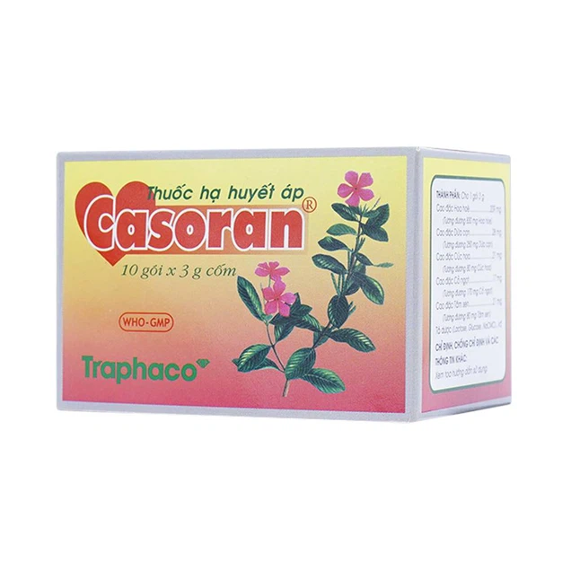Thuốc Casoran Traphaco hỗ trợ hạ huyết áp(10 gói x 3g)