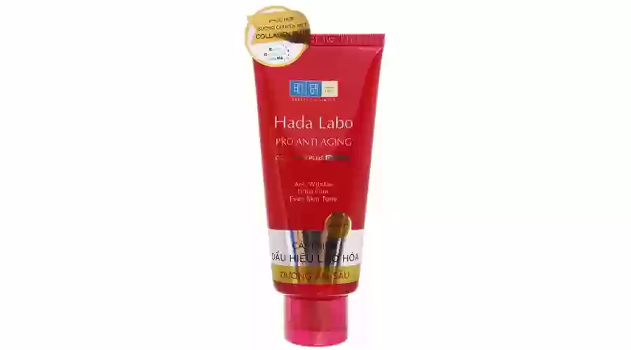 Kem rửa mặt Hada Labo Pro Anti Aging cải thiện da lão hóa tuýp 80g
