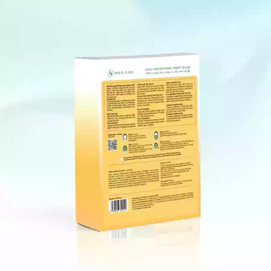 Hulo Brightening Sheet Mask – Mặt nạ giúp làm sáng và đều màu da