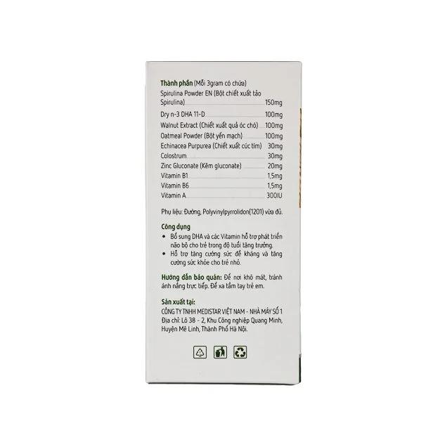 Cốm Trí Não G-Brain phát triển trí não, tăng cường hệ miễn dịch