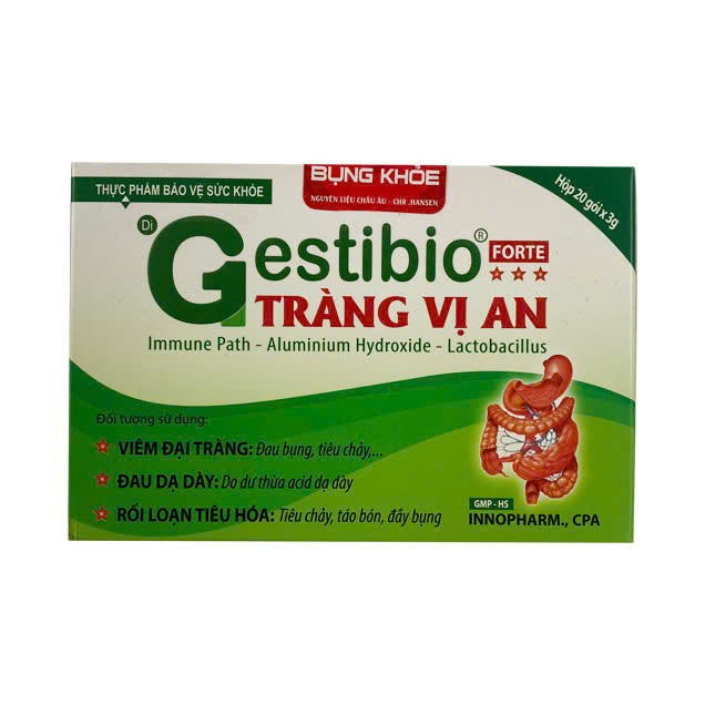 Gestibio Forte Tràng Vị An- Hỗ trợ viêm đại tràng