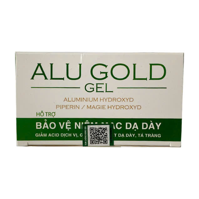 Gel Alu Gold Vshine hỗ trợ bảo vệ niêm mạc dạ dày