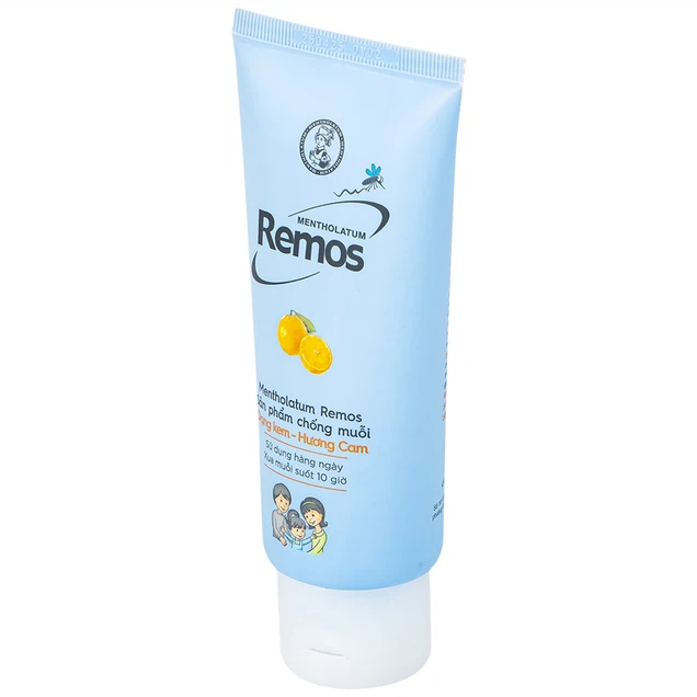Kem chống muỗi Remos Rohto hương cam suốt 10 giờ