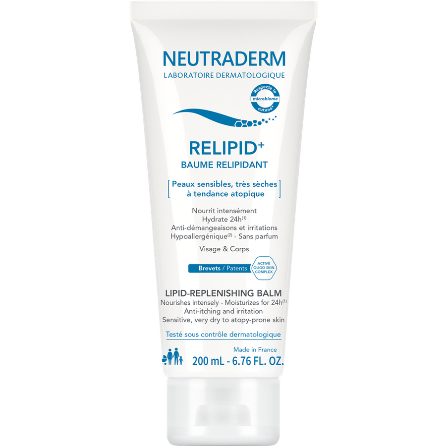 Neutraderm relipid + 200ml – Kem dưỡng ẩm cho da khô và da nhạy cảm