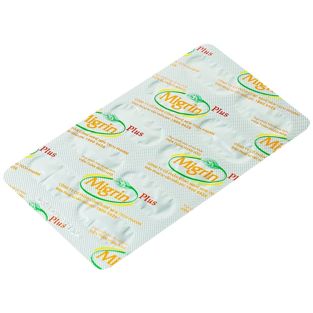 Viên uống Migrin Plus CVI Pharma hỗ trợ hoạt huyết, tăng cường tuần hoàn máu não