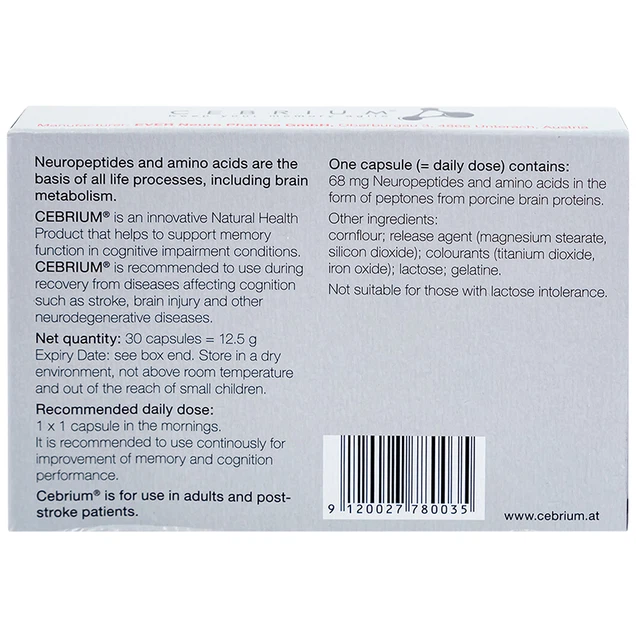 Viên uống Cebrium Ever Pharma hỗ trợ tăng khả năng tập trung, cải thiện trí nhớ