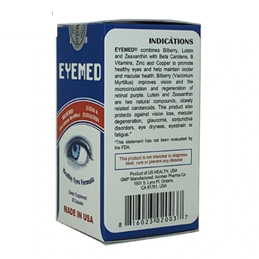 Viên uống Eyemed Mỹ bổ mắt, hỗ trợ tăng cường thị lực