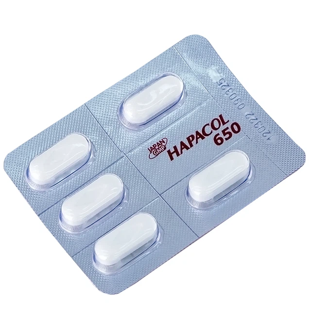 Thuốc Hapacol 650 DHG giảm đau, hạ sốt