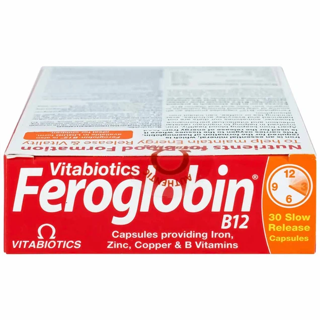 Viên uống Feroglobin B12 Vitabiotics hỗ trợ tăng khả năng tạo máu, tăng cường sức khỏe