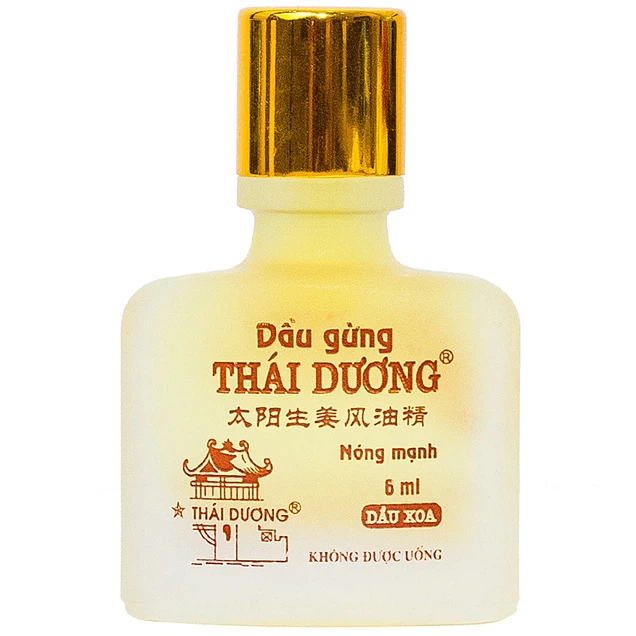 Dầu gió gừng Thái Dương 