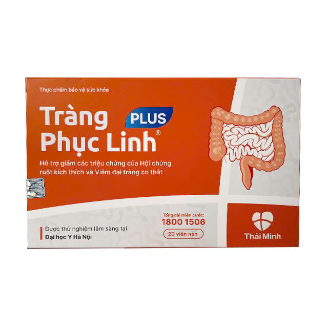 Viên uống Tràng Phục Linh Plus Thái Minh hỗ trợ giảm các triệu chứng của hội chứng ruột