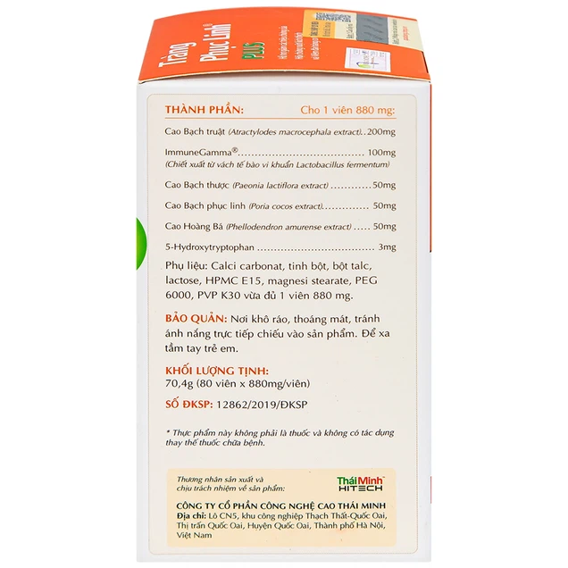 Viên uống Tràng Phục Linh Plus hỗ trợ giảm hội chứng ruột kích thích