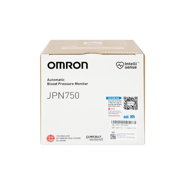 Máy đo huyết áp bắp tay tự động Omron JPN750