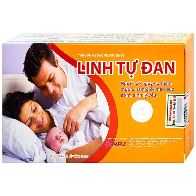Viên uống Linh Tự Đan Hồng Bàng giúp tăng cường sinh lý nam, hỗ trợ giảm nguy cơ mãn dục nam