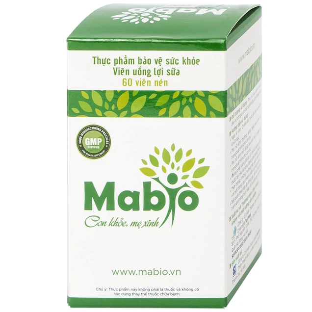 Viên uống Mabio giúp lợi sữa, giảm nguy cơ tắc tuyến sữa