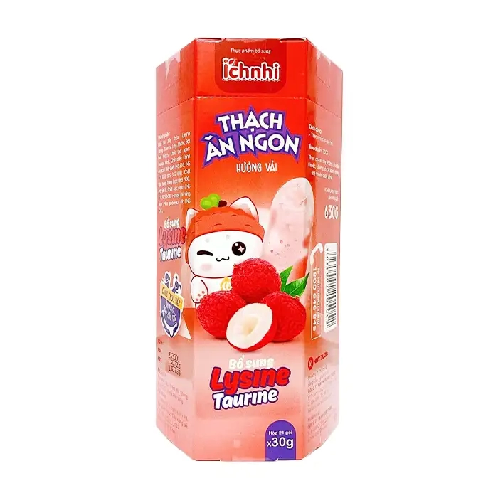 Thạch ăn ngon Ích Nhi-Nam Dược-Hộp 21gói*30g