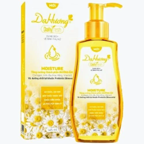Dung dịch vệ sinh Dạ Hương Daily Fresh Moisture - Tăng cường thành phần DƯỠNG ẨM 145ml