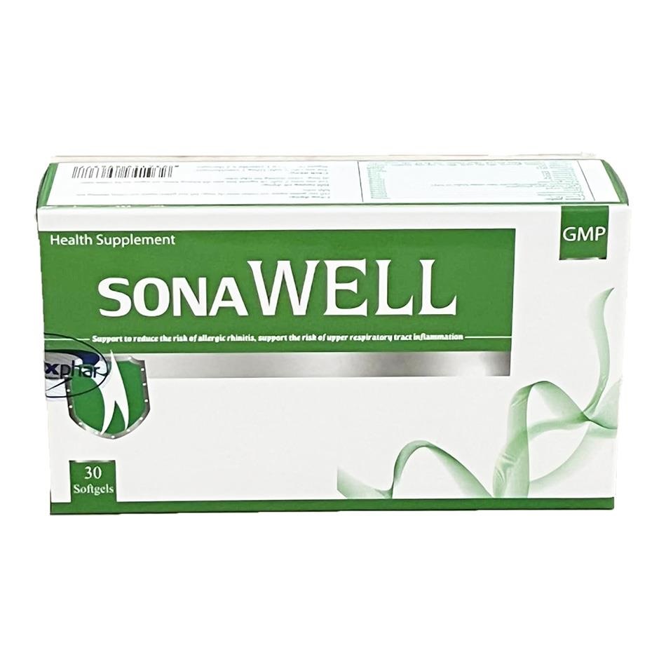 SonaWell hỗ trợ giảm nguy cơ viêm đường hô hấp trên, hỗ trợ giảm nguy cơ viêm mũi dị ứng