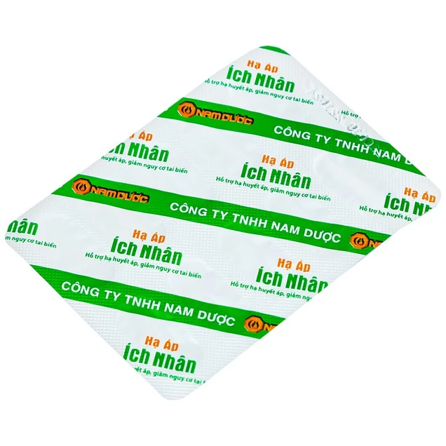 Viên uống Hạ Áp Ích Nhân Nam Dược hỗ trợ hạ huyết áp, giảm nguy cơ tai biến