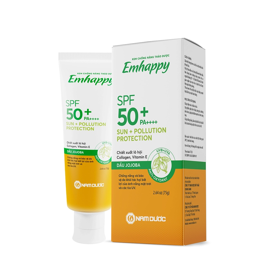 KEM CHỐNG NẮNG THẢO DƯỢC EMHAPPY