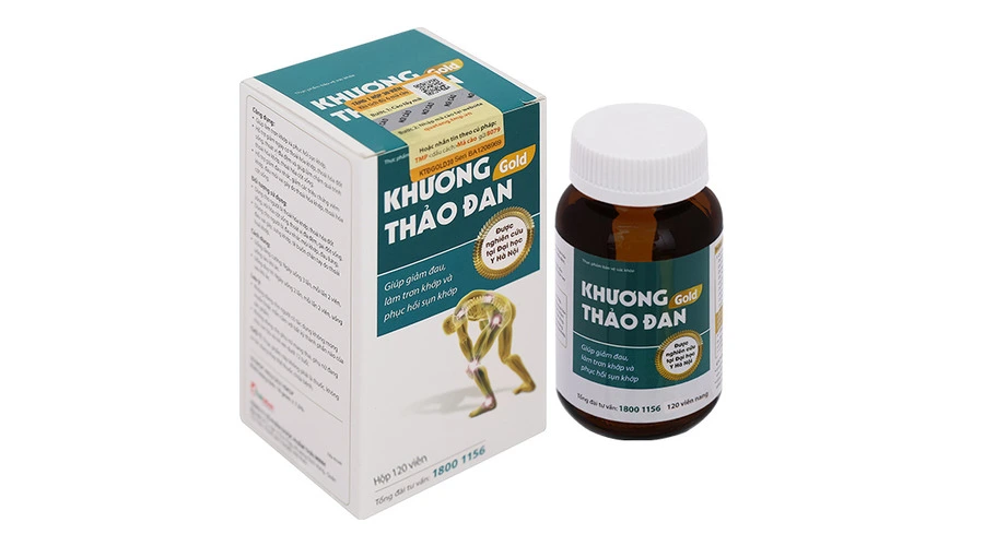 Viên xương khớp Khương Thảo Đan Gold giúp giảm triệu chứng thoái hóa khớp